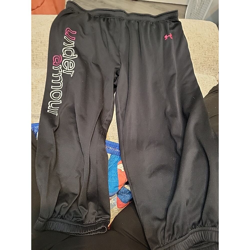 Capir Cropped Jogger Sweats Under Armour Black Size Large